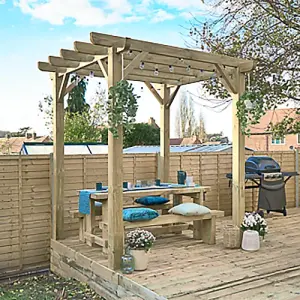 Premium 90 Degree Radial Pergola