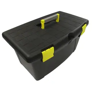 Plastic Toolbox Tool Storage Chest (Handle Insert Tray Organiser Large)