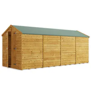 BillyOh Keeper Overlap Apex Wooden Shed - 16x8 - Windowless