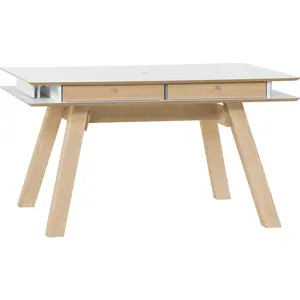 Reba Extendable Dining Table White