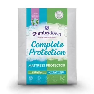 Slumberdown Complete Protection Anti Viral Mattress Protector, Single