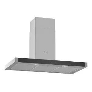 NEFF D94BHM1N0B Stainless steel Chimney Cooker hood (W)90cm