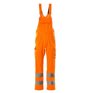 Mascot Safe Light One-Tone Bib & Brace (Hi-Vis Orange)  (36.5) (Leg Length - Regular)