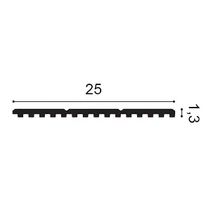 Orac Decor 3d Wall Panel WX205F Flexible Track