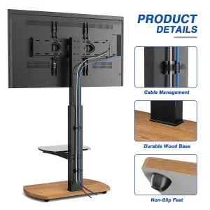 TTAP Freestanding Oak Base FS-1-OAK TV STAND