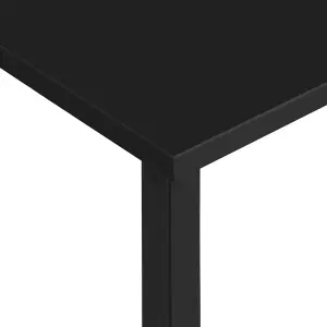 Berkfield Computer Desk Black 105x55x72 cm MDF and Metal