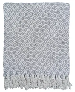 Rapport Home Eden Blanket/Throw Silver 254x393cm