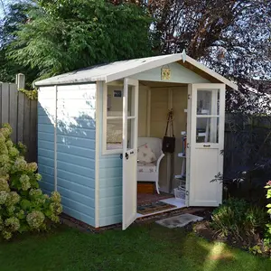 Haddon 7 x 5 Ft Shiplap Summer House Yes