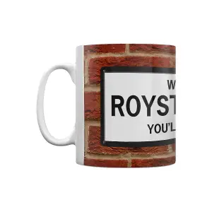 Grindstore Royston Vasey Mug White/Brick Red (One Size)