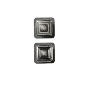 GoodHome Pindur Pewter effect Silver Kitchen cabinets Round Pull Handle (L)4.5cm (D)27mm, Pack of 2