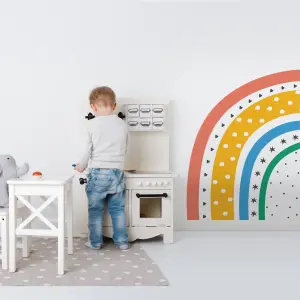 Medium sized Half Rainbow in Bright Colours Wall Sticker