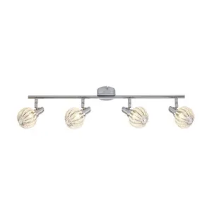 Luminosa Lopez Classic 4 Light Bar Pendant Ceiling Light, G9