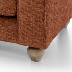 Ingrid Collection Cuddle Chair in Burnt Orange