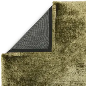 Ultra Thick Plush Shaggy Rug Light Sage Green Rug 140x200cm for the