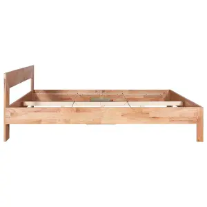 Berkfield Bed Frame Solid Oak Wood 160x200 cm