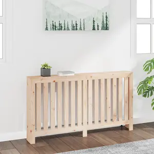 Radiator Cover 153x19x84 cm Solid Wood Pine