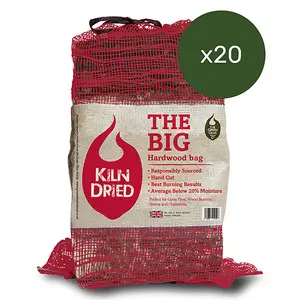 Green Olive Firewood Co Kiln Dried Sustainable Hardwood Logs Net 800L