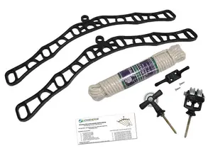 6 Lath Kit - BLACK, with rope and instructions