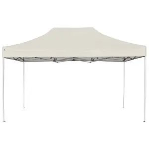 Berkfield Professional Folding Party Tent Aluminium 4.5x3 m Cream