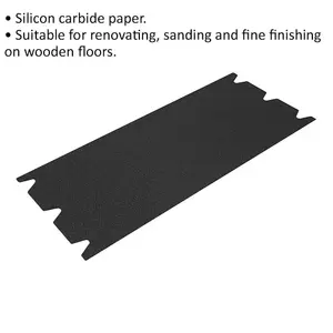 25 PACK Silicon Carbide Floor Sanding Paper Sheet - 205mm x 407mm - 80 Grit