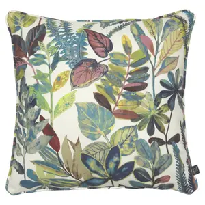 Prestigious Textiles Tonga Tropical Cotton Piped Feather Filled Cushion