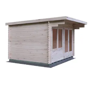 Defries 12 x 10 Ft. Tongue & Groove 28 mm Log Cabin