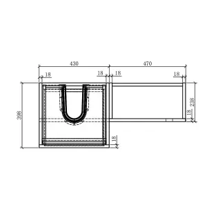 Solstice Gloss Dark Grey Left Hand Bathroom Vanity Basin & WC Unit Combination (W)900mm (H)890mm