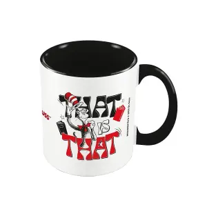 The Cat In The Hat That Is That Mug Black/Red/White (12cm x 10.5cm x 8.7cm)