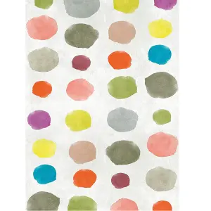 AS Creation Multi Coloured Circle Spots Wallpaper Feature Wall Mural 159 x 280cm