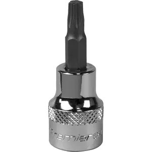 Premium T27 TRX Star Socket Bit with Knurled Grip - 3/8" Drive in S2 Steel