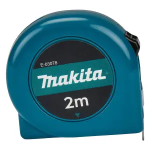 Makita E-03078 2m Pocket Tape Measure 2 Metres Mini Measuring Tape 200cm X2