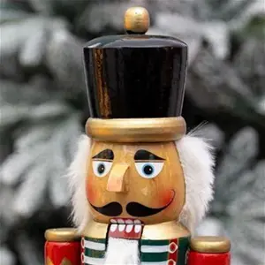 The Christmas Workshop 81560 50cm Tall Wooden Nutcracker Soldier