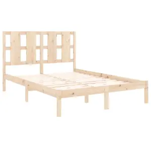 Berkfield Bed Frame Solid Wood Pine 120x200 cm