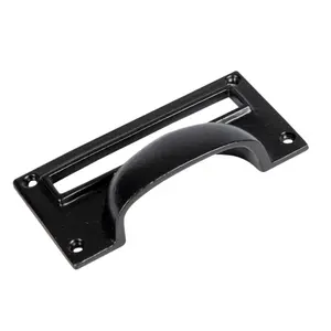 Hammer & Tongs - Filing Cabinet Cup Handle with Card Frame - W100mm x H50mm