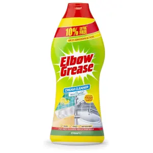 Elbow Grease Cream Cleaner with Micro Crystals 550ml (Pack of 6)