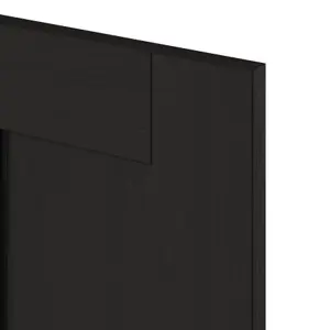 GoodHome Verbena Matt charcoal Shaker 70:30 Larder Cabinet door (W)300mm (H)1287mm (T)20mm