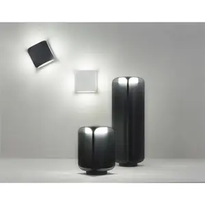 Luminosa Bu LED Outdoor Pedestal Light White, Dark Grey IP65