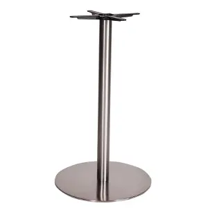 Daniella Steel Round Table Base Medium Poseur