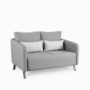 Emelda Grace Chloe Small Sofa - Grey