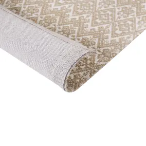 Jute Area Rug 160 x 230 cm Beige ATIMA