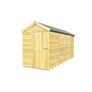 DIY Sheds 5x15 Apex Shed - Single Door With Windows