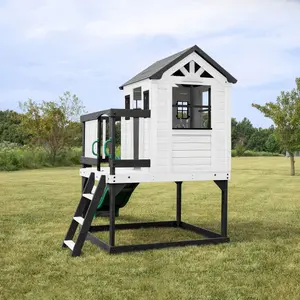 Backyard Discovery Sweetwater Heights Cedar Wooden Elevated Playhouse