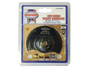 Faithfull - Multi-Functional Tool CrV Radial Blade Wood Wavy Set 87mm