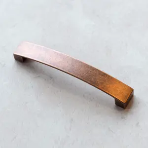 128mm Antique Copper Cabinet Handle Kitchen Cupboard Door Drawer Bow Pull Wardrobe Furniture Replacement Upcycle