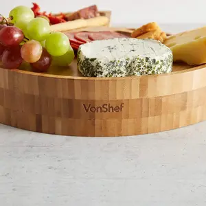 SoulMoetye Bamboo Cheese Board