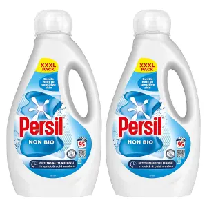 Persil XXXL Washing Liquid Detergent Stain Removal 2.565L, 190 Washes, 2Pk