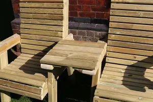 CHURNET VALLEY ERGO LOVE SEATS SQUARE TRAY