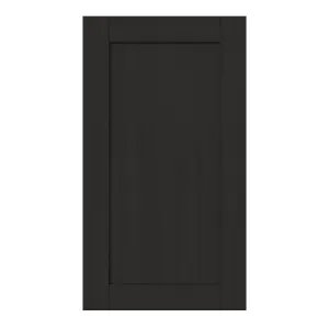 GoodHome Verbena Matt charcoal Shaker Tall wall Cabinet door (W)500mm (H)895mm (T)20mm