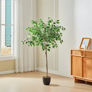 150cm H Garden Decoration Artificial Green Ficus with Pot