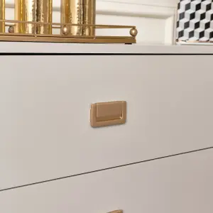 Melody Maison Large 3 Drawer Chest of Drawers - Elle Stone Range